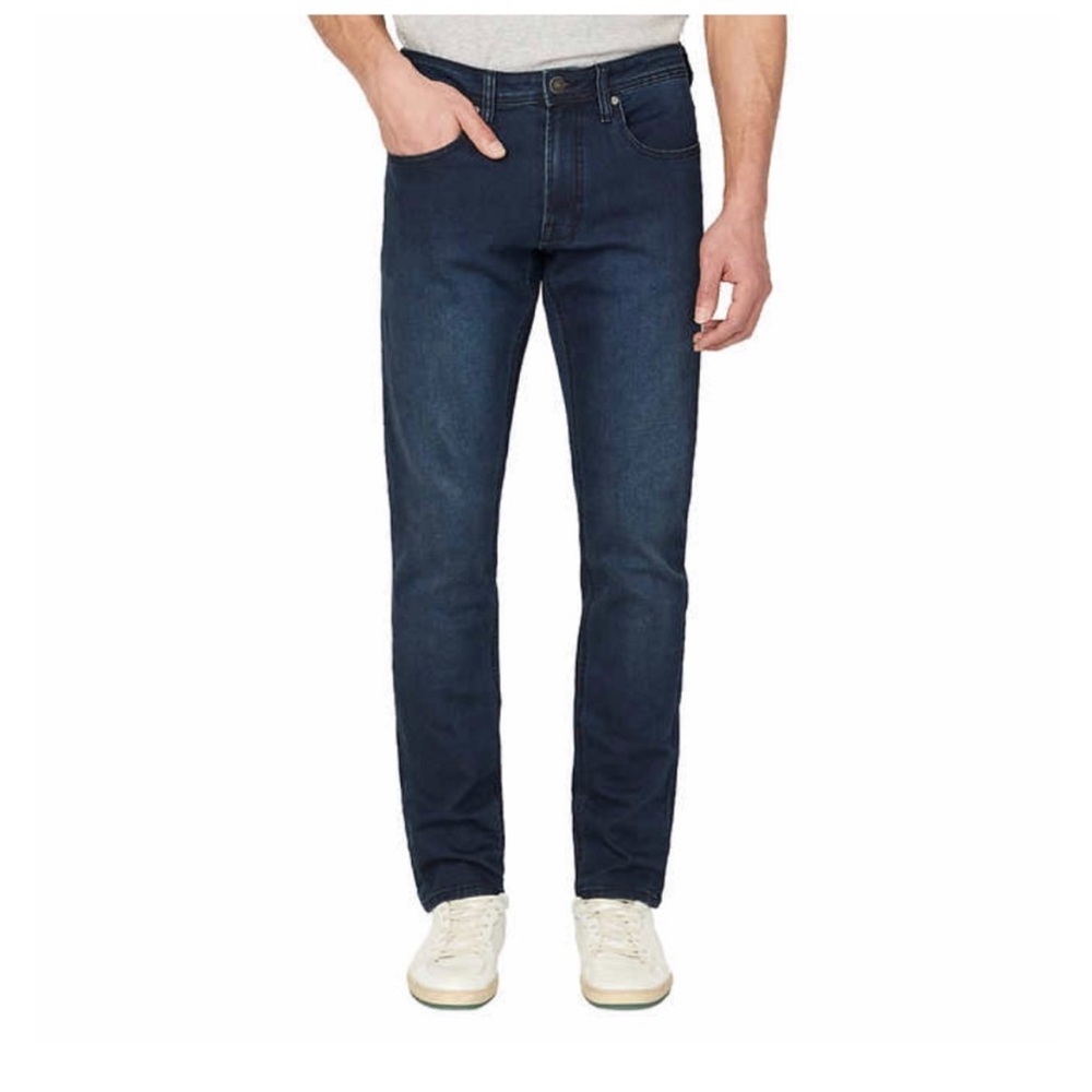 Buffalo David Bitton Jack-X Slim Straight Stretch Dark Wash Jeans, size 36x30